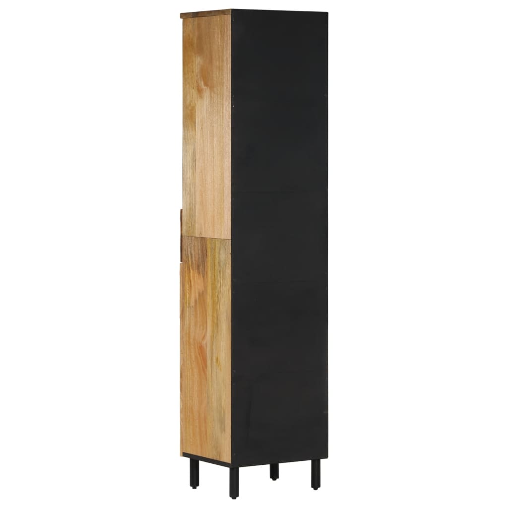 Badkamerkast 38x33x160 cm massief mangohout is nu te koop bij PeponiXL, paradijselijk wonen!