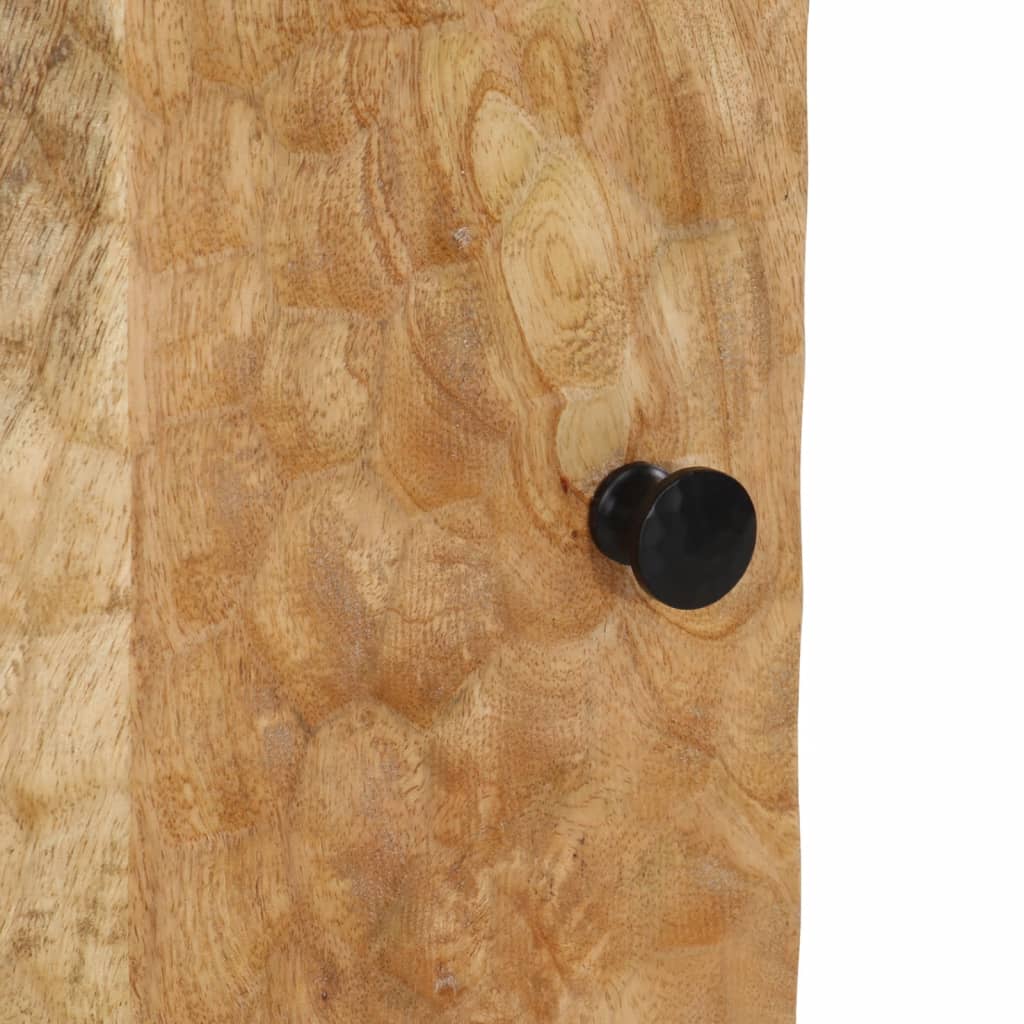 Badkamerkast 38x33x160 cm massief mangohout is nu te koop bij PeponiXL, paradijselijk wonen!