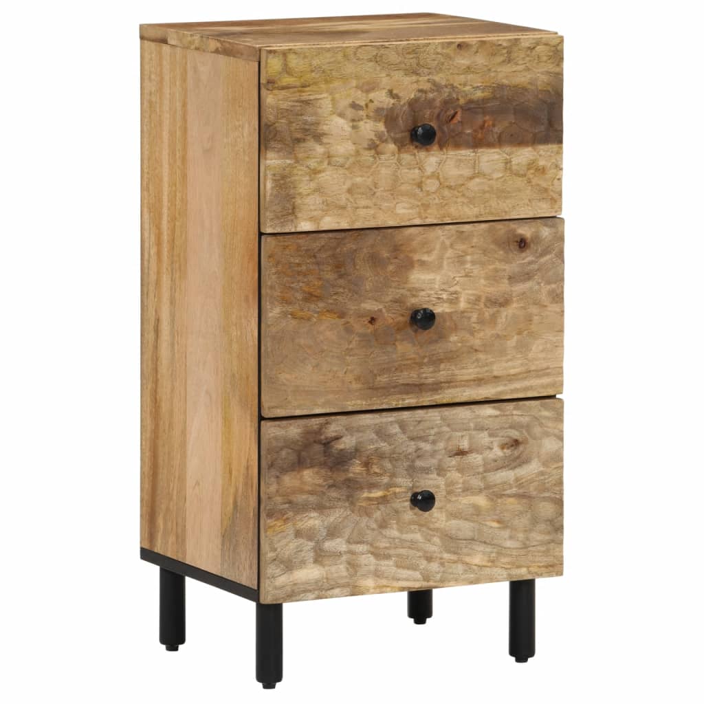 Bijzetkast 40x33x75 cm massief mangohout is nu te koop bij PeponiXL, paradijselijk wonen!