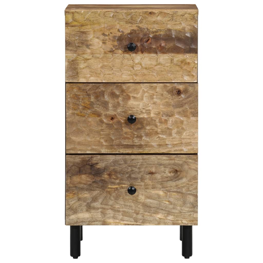 Bijzetkast 40x33x75 cm massief mangohout is nu te koop bij PeponiXL, paradijselijk wonen!