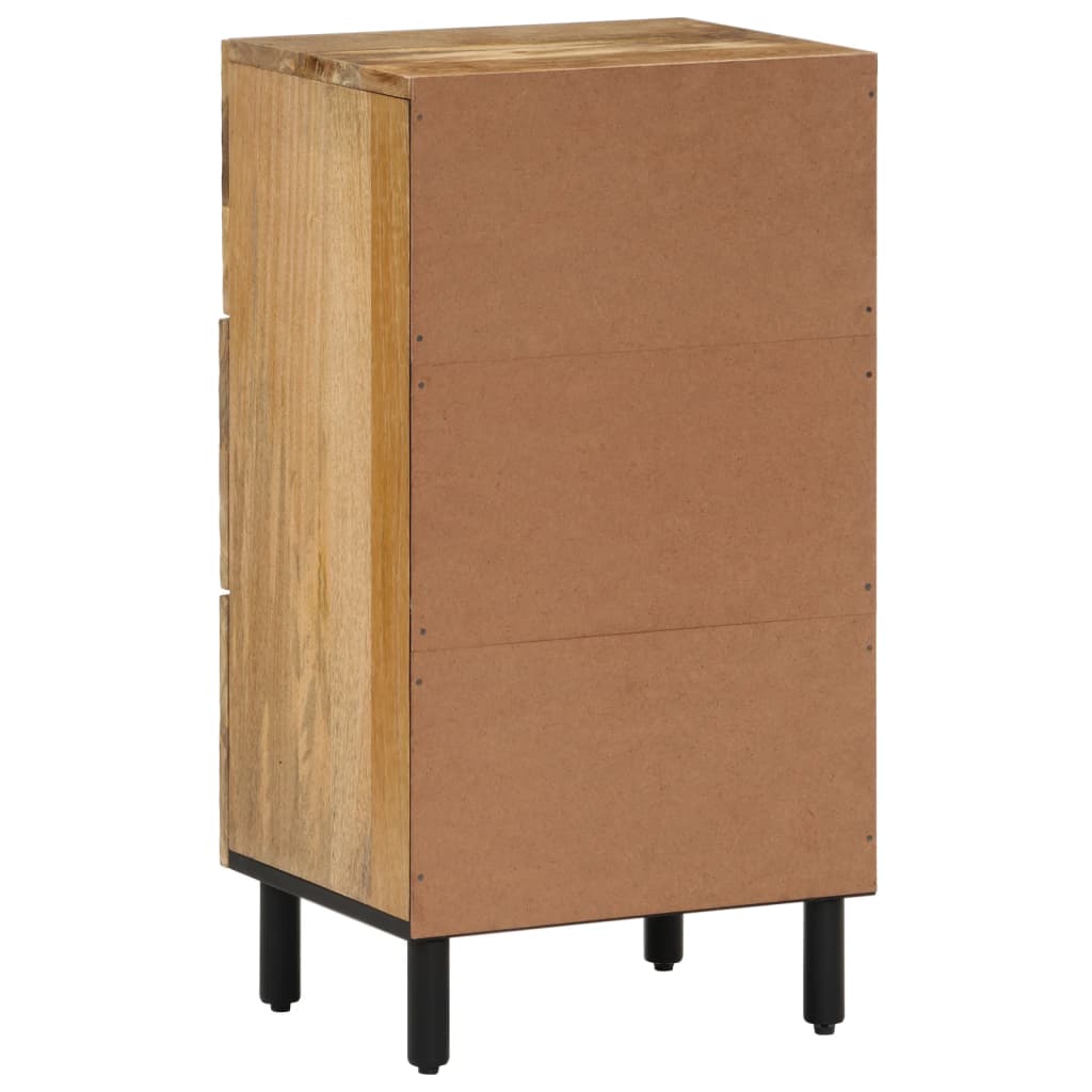 Bijzetkast 40x33x75 cm massief mangohout is nu te koop bij PeponiXL, paradijselijk wonen!