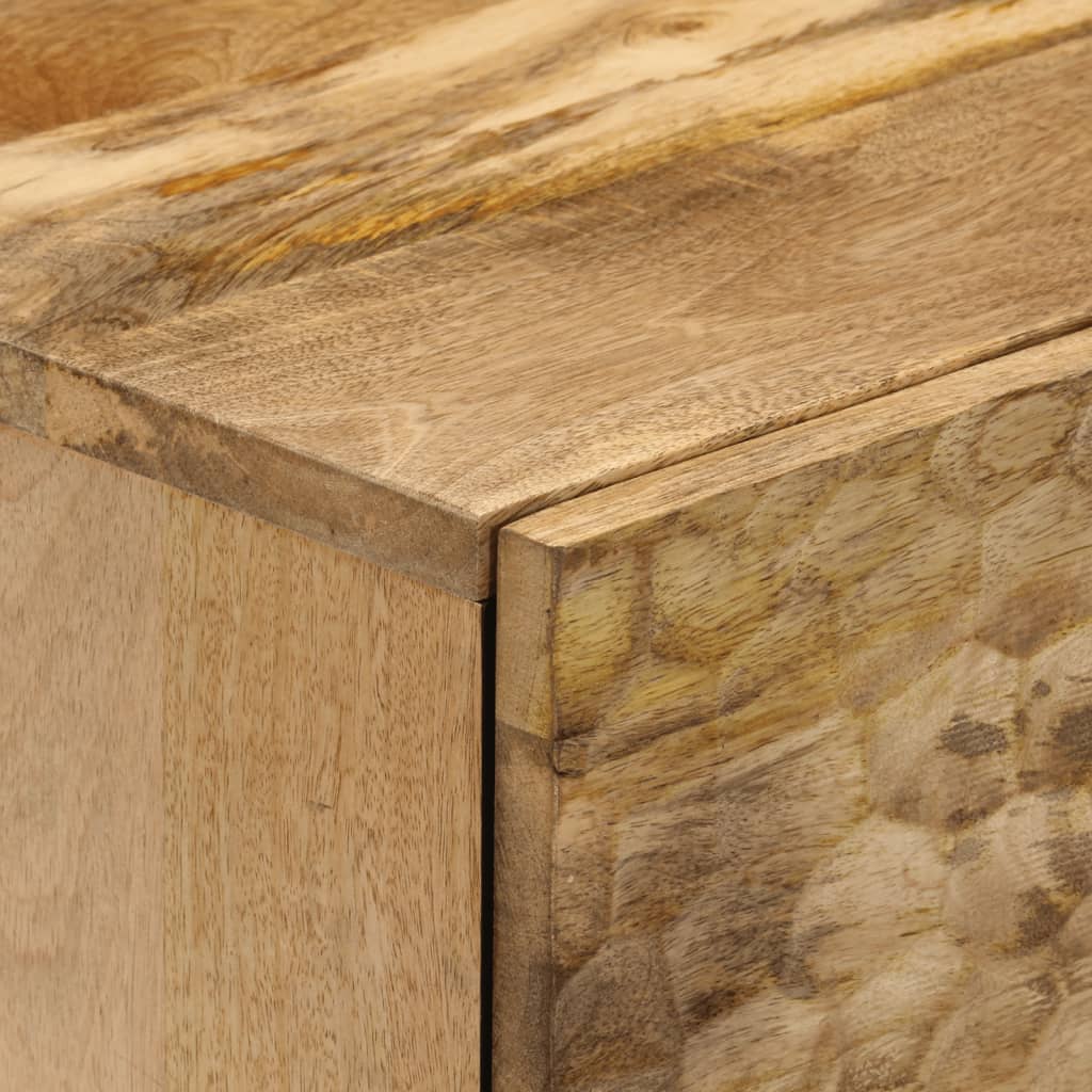 Bijzetkast 40x33x75 cm massief mangohout is nu te koop bij PeponiXL, paradijselijk wonen!