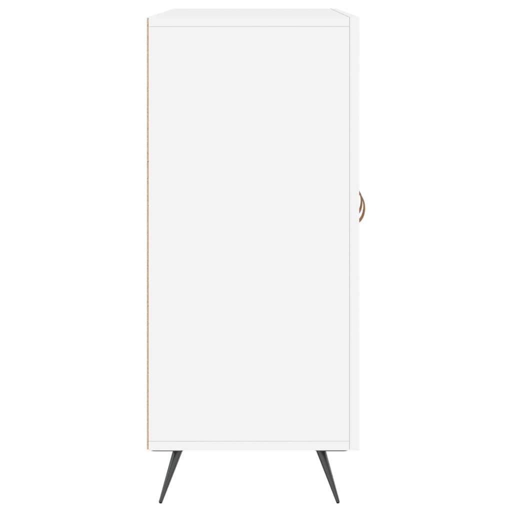Dressoir 90x34x80 cm bewerkt hout wit is nu te koop bij PeponiXL, paradijselijk wonen!