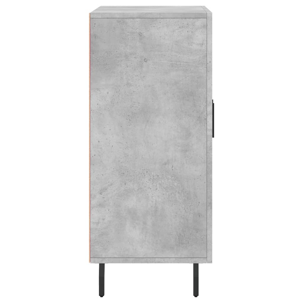 Dressoir 90x34x80 cm bewerkt hout betongrijs is nu te koop bij PeponiXL, paradijselijk wonen!