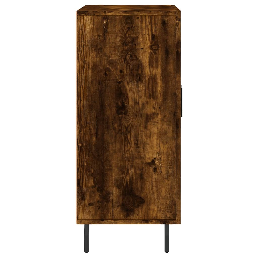 Dressoir 90x34x80 cm bewerkt hout gerookt eikenkleurig is nu te koop bij PeponiXL, paradijselijk wonen!