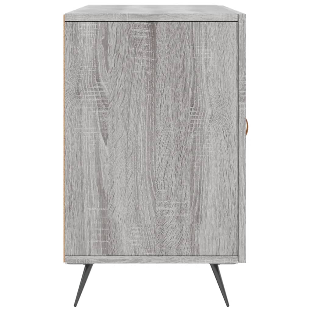 Dressoir 100x36x60 cm bewerkt hout grijs sonoma eikenkleurig is nu te koop bij PeponiXL, paradijselijk wonen!