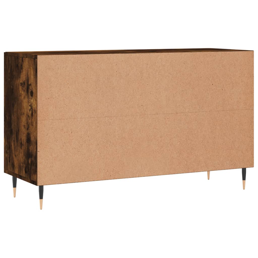 Dressoir 100x36x60 cm bewerkt hout gerookt eikenkleurig is nu te koop bij PeponiXL, paradijselijk wonen!