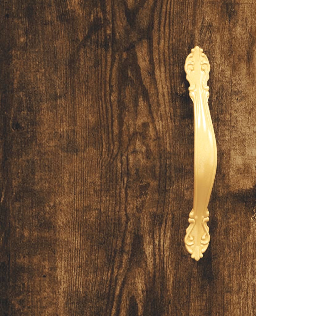 Dressoir 100x36x60 cm bewerkt hout gerookt eikenkleurig is nu te koop bij PeponiXL, paradijselijk wonen!