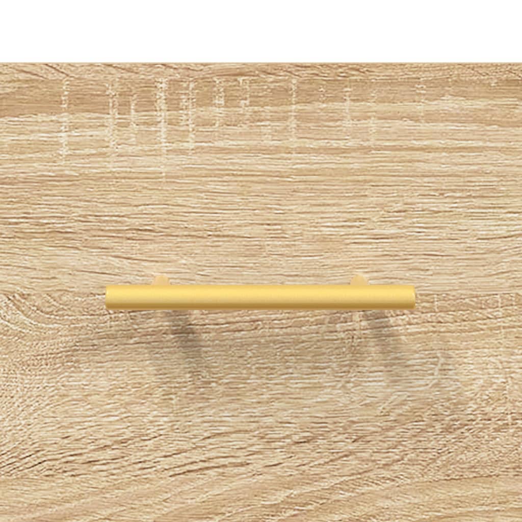 Dressoir 100x36x60 cm bewerkt hout sonoma eikenkleurig is nu te koop bij PeponiXL, paradijselijk wonen!
