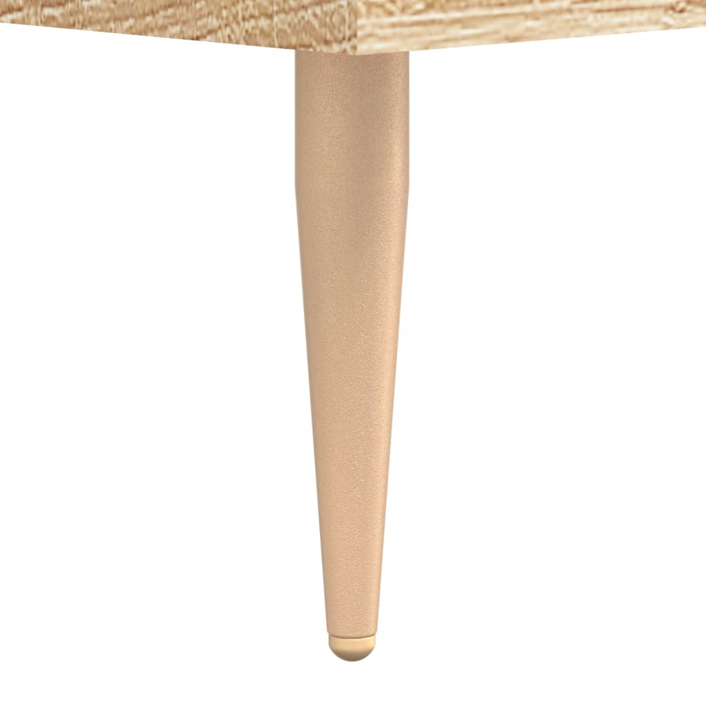 Dressoir 100x36x60 cm bewerkt hout sonoma eikenkleurig is nu te koop bij PeponiXL, paradijselijk wonen!