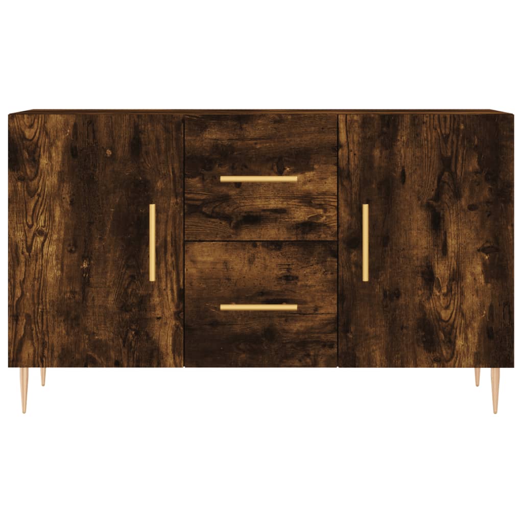 Dressoir 100x36x60 cm bewerkt hout gerookt eikenkleurig is nu te koop bij PeponiXL, paradijselijk wonen!