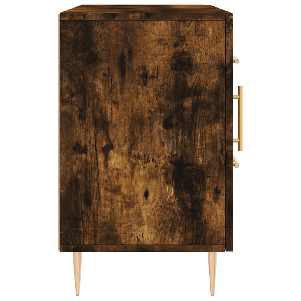 Dressoir 100x36x60 cm bewerkt hout gerookt eikenkleurig is nu te koop bij PeponiXL, paradijselijk wonen!