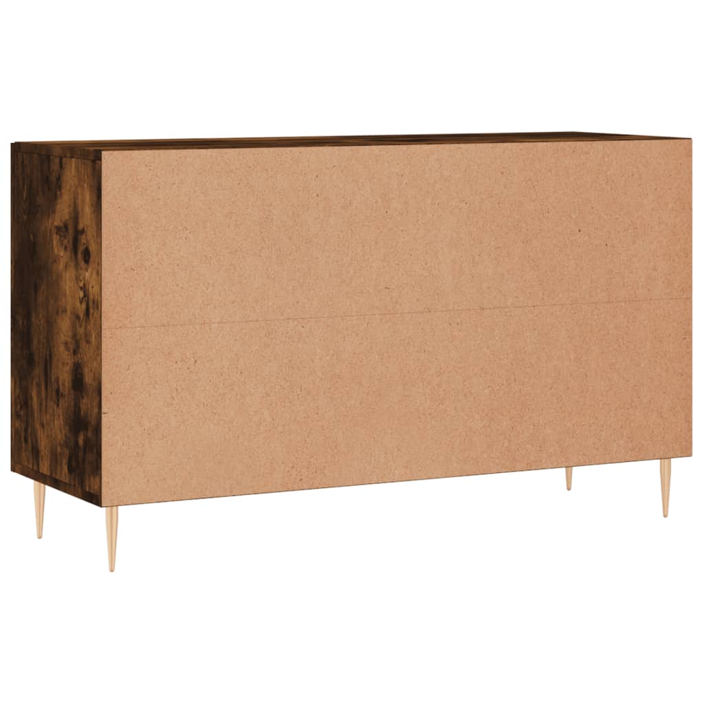 Dressoir 100x36x60 cm bewerkt hout gerookt eikenkleurig is nu te koop bij PeponiXL, paradijselijk wonen!