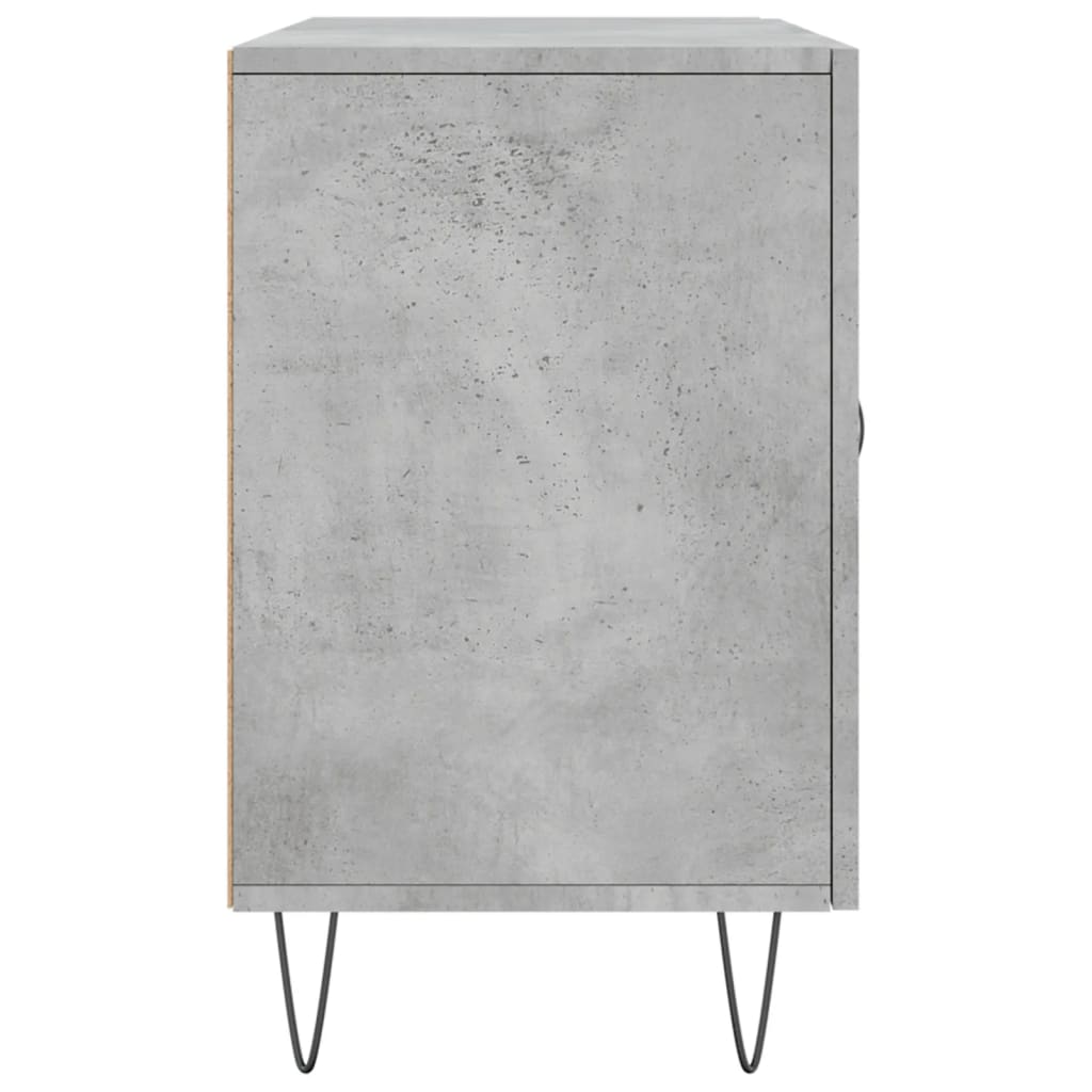 Dressoir 100x36x60 cm bewerkt hout betongrijs is nu te koop bij PeponiXL, paradijselijk wonen!