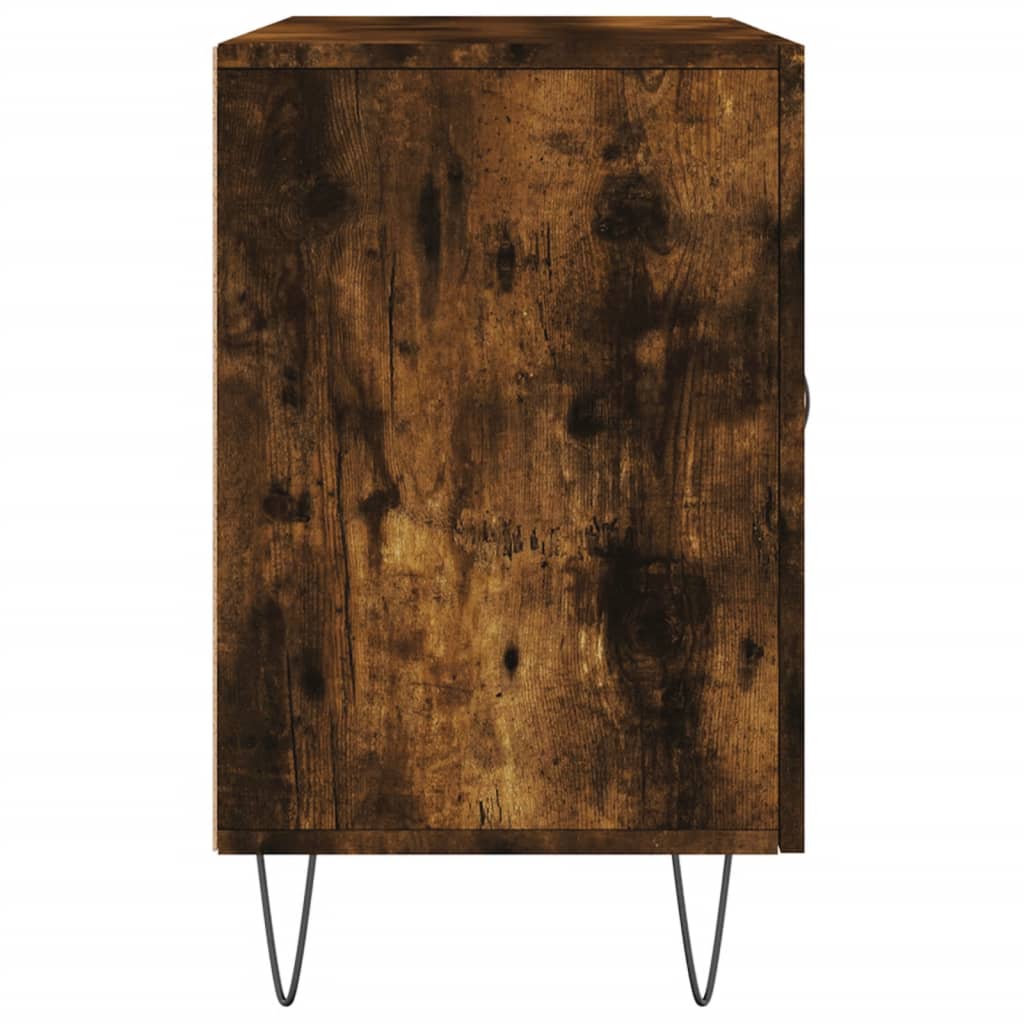Dressoir 100x36x60 cm bewerkt hout gerookt eikenkleurig is nu te koop bij PeponiXL, paradijselijk wonen!