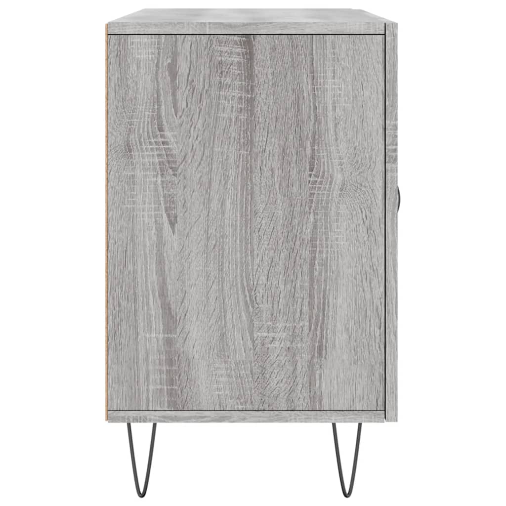 Dressoir 100x36x60 cm bewerkt hout grijs sonoma eikenkleurig is nu te koop bij PeponiXL, paradijselijk wonen!
