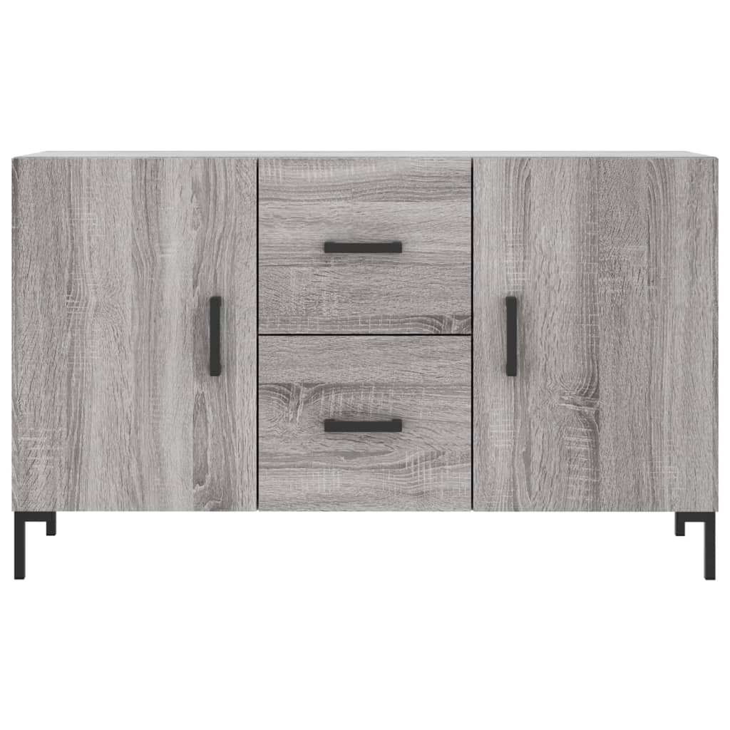 Dressoir 100x36x60 cm bewerkt hout grijs sonoma eikenkleurig is nu te koop bij PeponiXL, paradijselijk wonen!