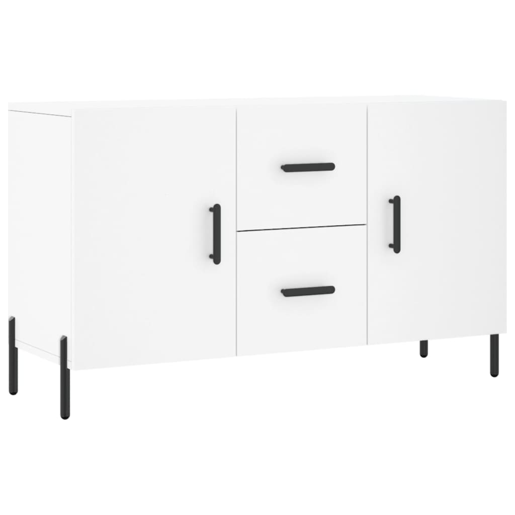 Dressoir 100x36x60 cm bewerkt hout wit is nu te koop bij PeponiXL, paradijselijk wonen!