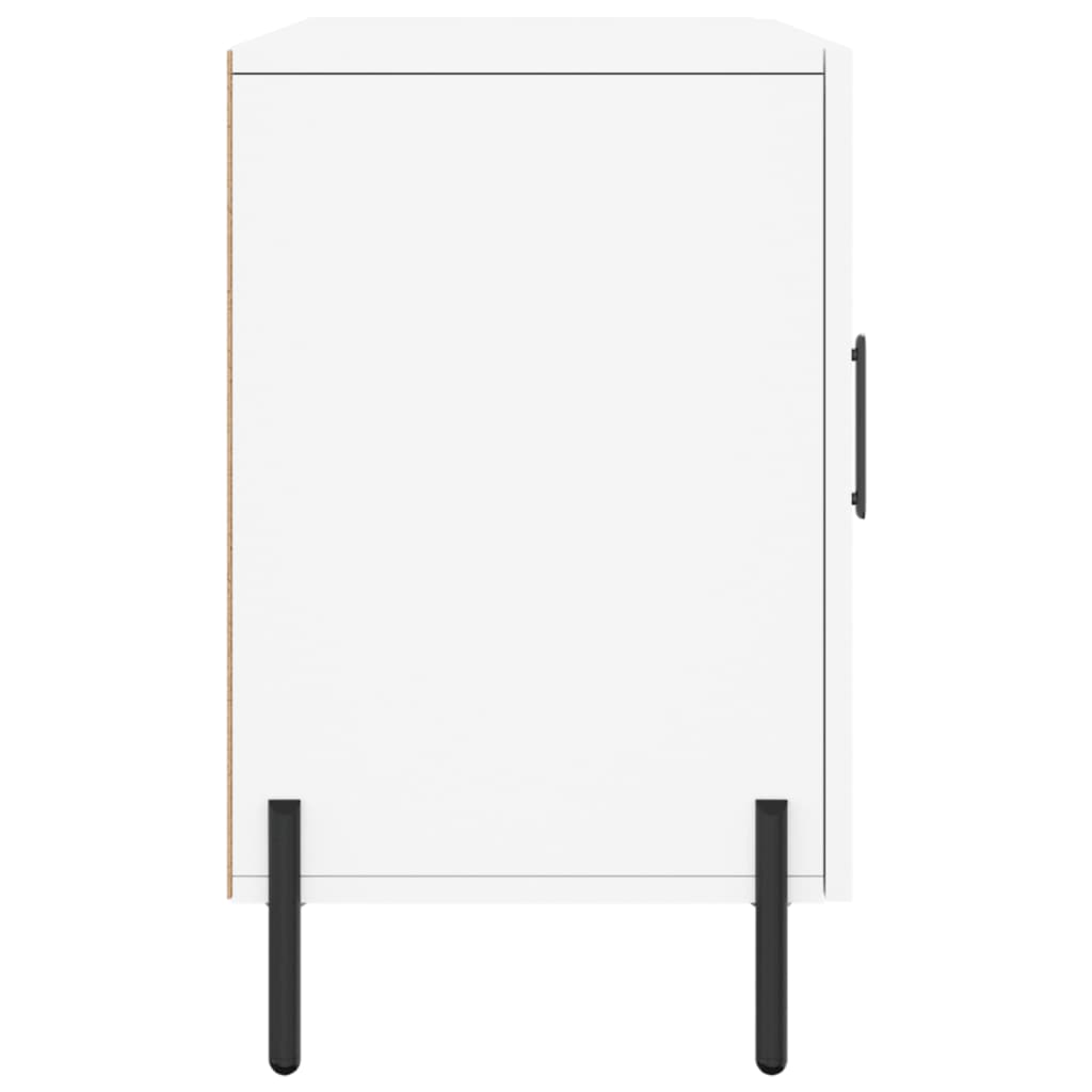Dressoir 100x36x60 cm bewerkt hout wit is nu te koop bij PeponiXL, paradijselijk wonen!