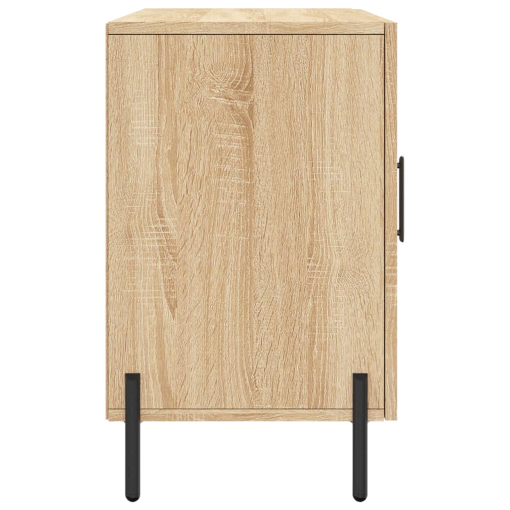 Dressoir 100x36x60 cm bewerkt hout sonoma eikenkleurig is nu te koop bij PeponiXL, paradijselijk wonen!
