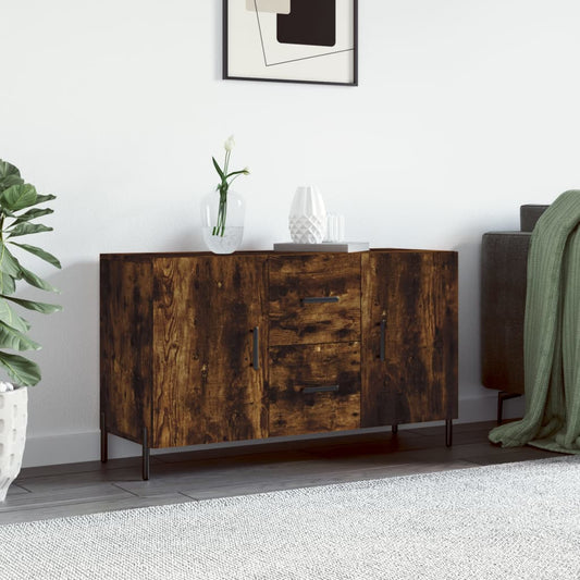 Dressoir 100x36x60 cm bewerkt hout gerookt eikenkleurig is nu te koop bij PeponiXL, paradijselijk wonen!