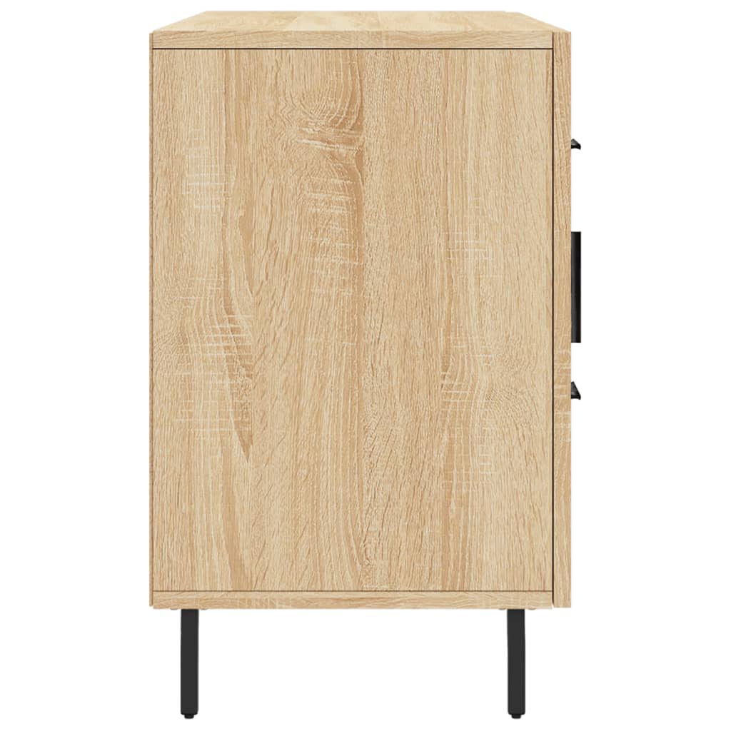 Dressoir 100x36x60 cm bewerkt hout sonoma eikenkleurig is nu te koop bij PeponiXL, paradijselijk wonen!