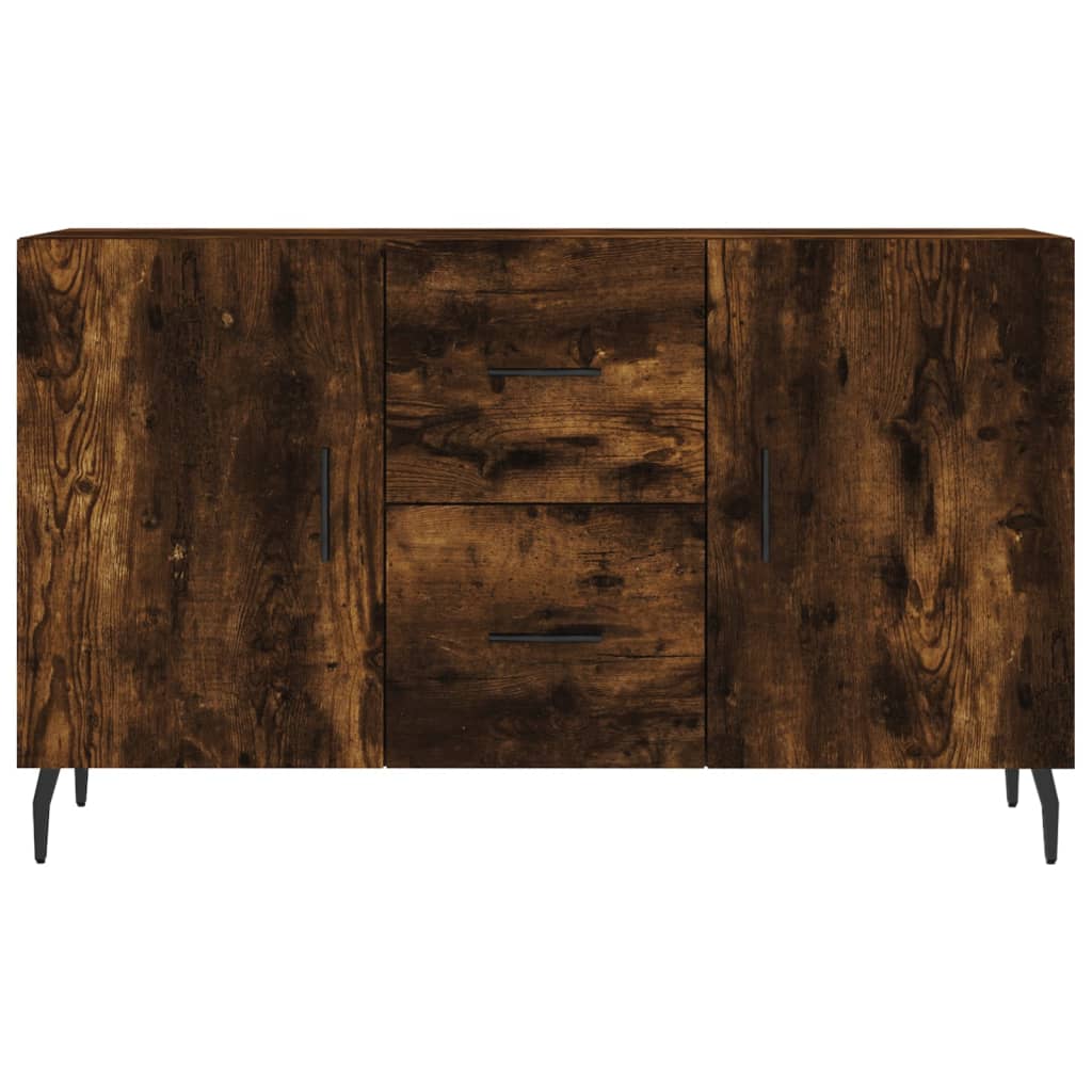 Dressoir 100x36x60 cm bewerkt hout gerookt eikenkleurig is nu te koop bij PeponiXL, paradijselijk wonen!