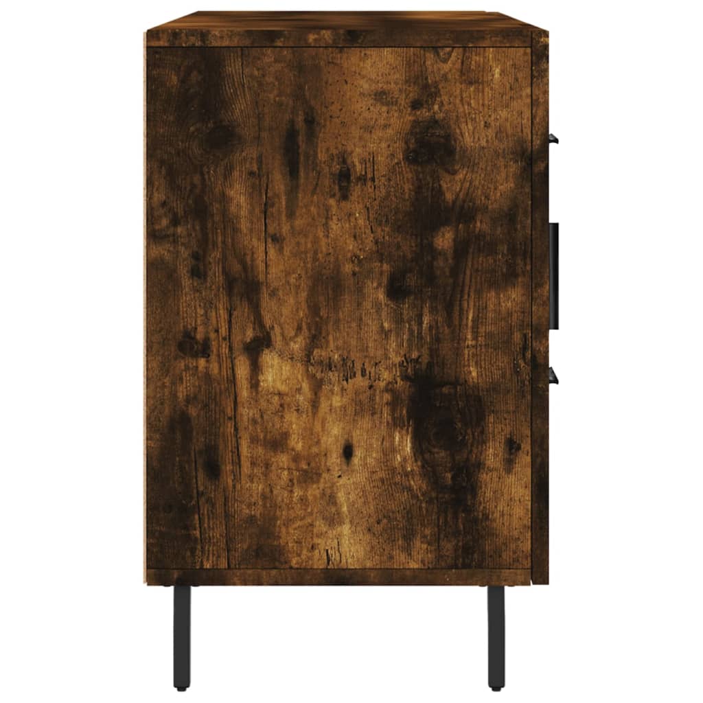 Dressoir 100x36x60 cm bewerkt hout gerookt eikenkleurig is nu te koop bij PeponiXL, paradijselijk wonen!