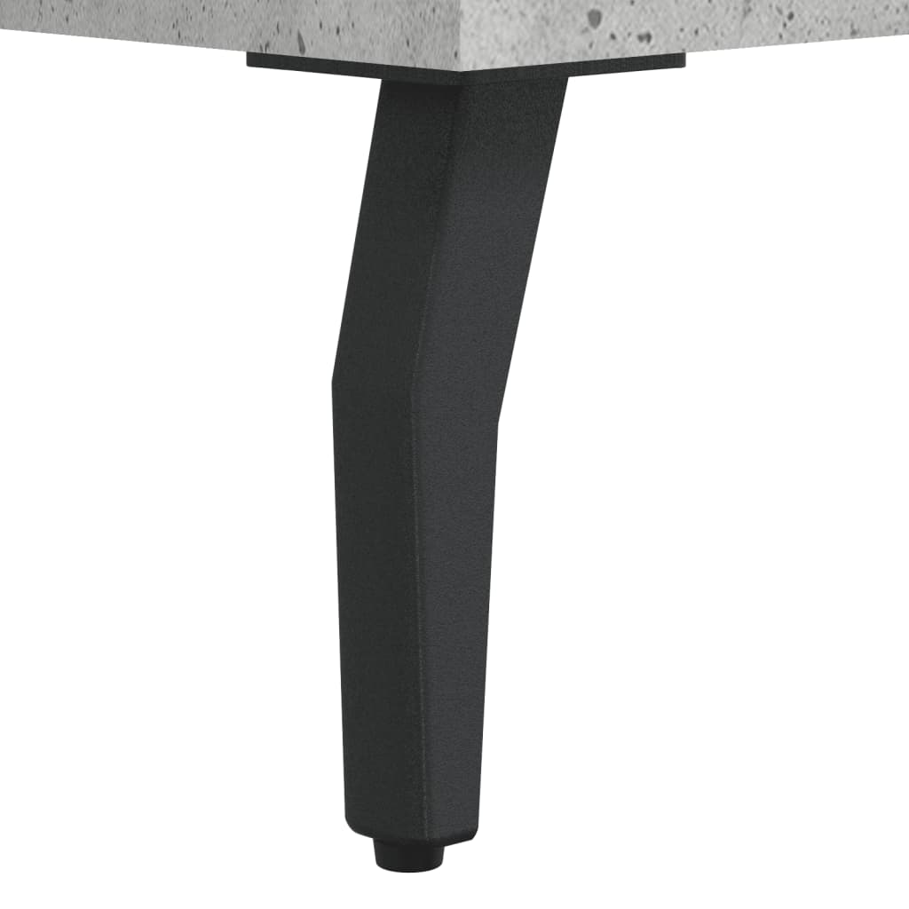 Hoge kast 69,5x31x115 cm bewerkt hout betongrijs is nu te koop bij PeponiXL, paradijselijk wonen!