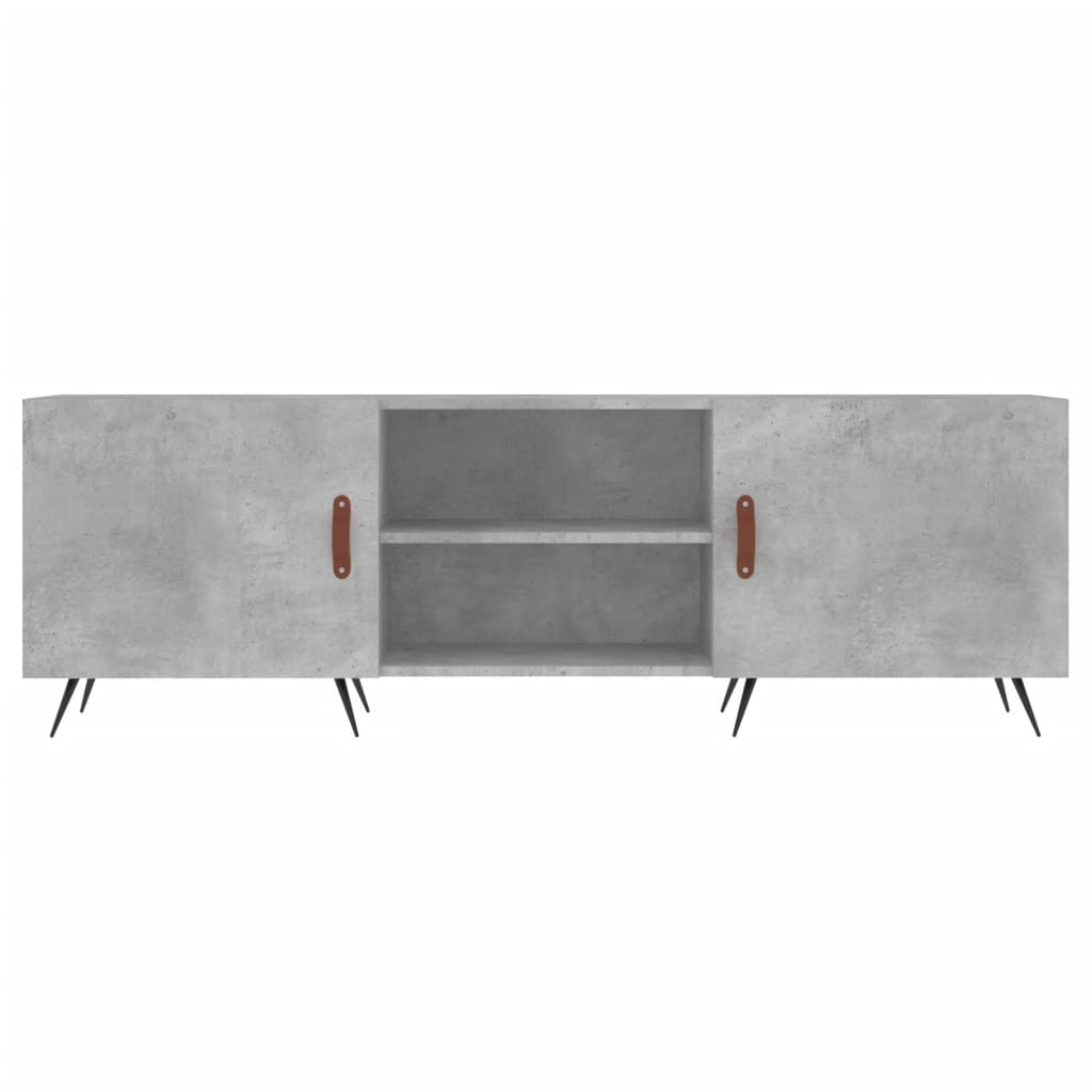 Tv-meubel 150x30x50 cm bewerkt hout betongrijs is nu te koop bij PeponiXL, paradijselijk wonen!