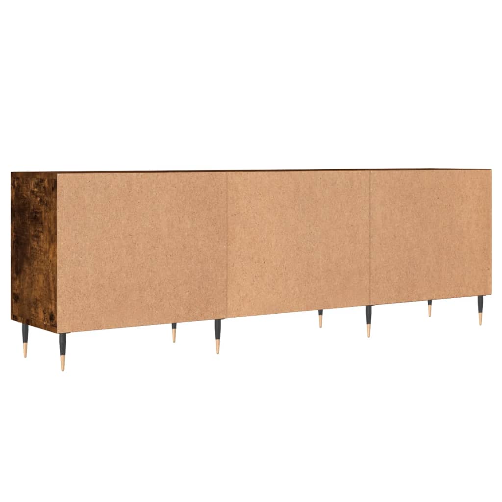 Tv-meubel 150x30x50 cm bewerkt hout gerookt eikenkleurig is nu te koop bij PeponiXL, paradijselijk wonen!