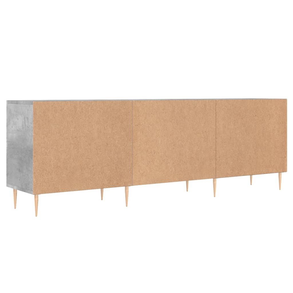 Tv-meubel 150x30x50 cm bewerkt hout betongrijs is nu te koop bij PeponiXL, paradijselijk wonen!