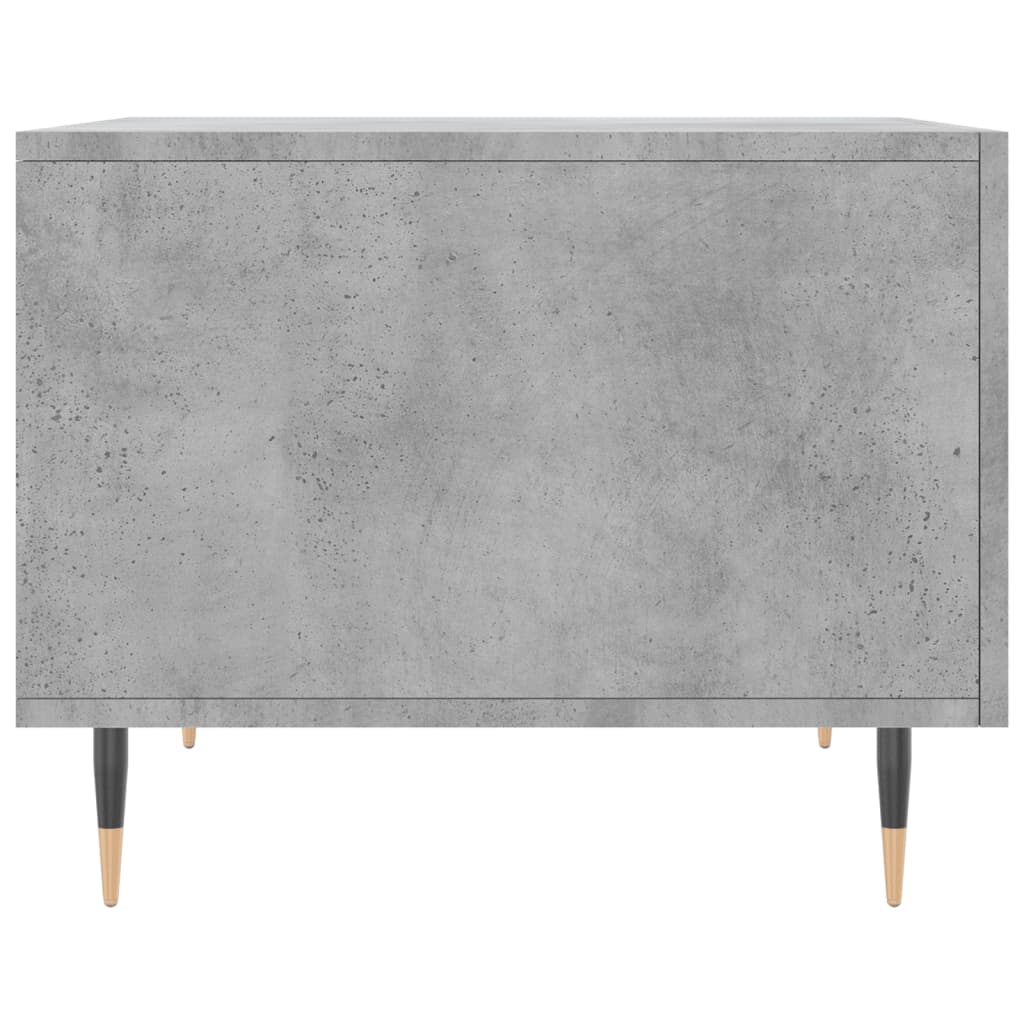 Salontafel 50x50x40 cm bewerkt hout betongrijs is nu te koop bij PeponiXL, paradijselijk wonen!