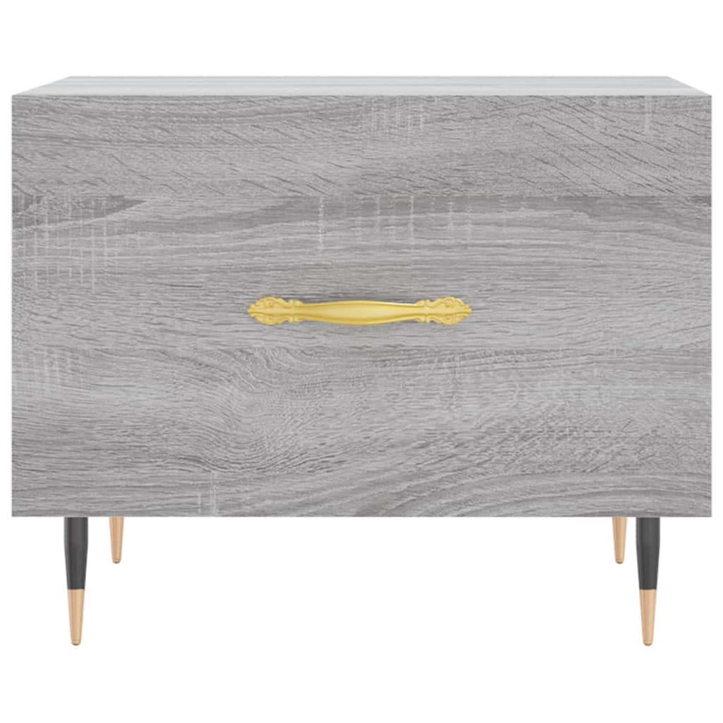 Salontafel 50x50x40 cm bewerkt hout grijs sonoma eiken is nu te koop bij PeponiXL, paradijselijk wonen!