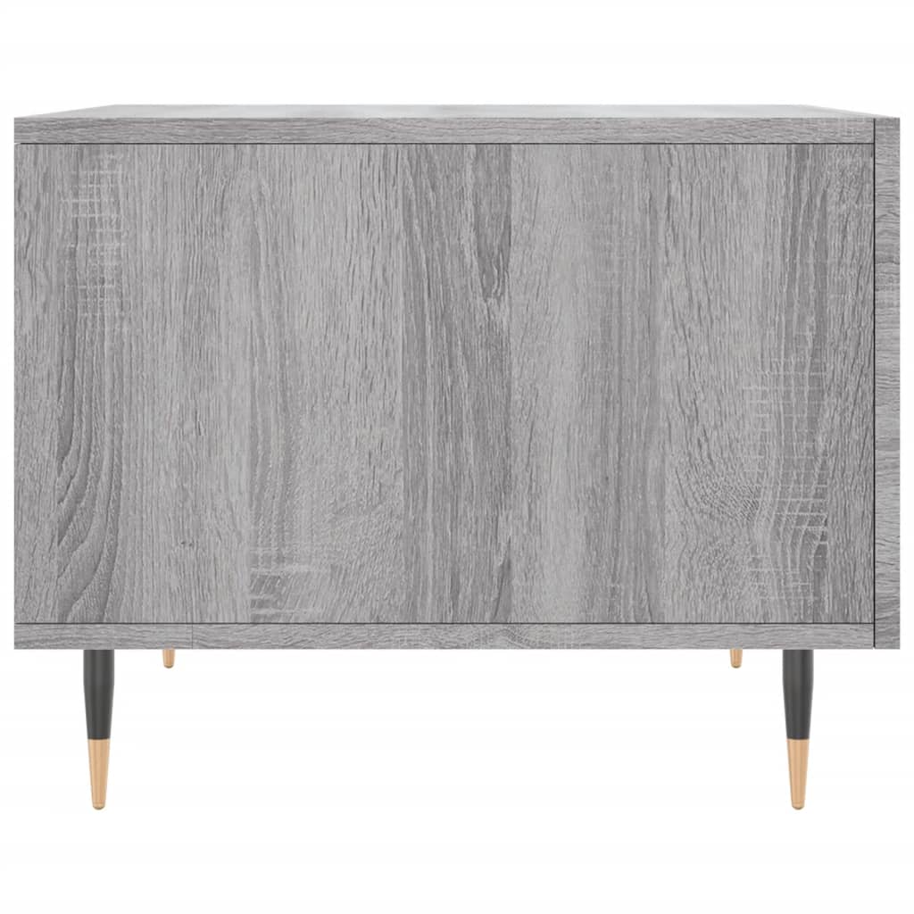 Salontafel 50x50x40 cm bewerkt hout grijs sonoma eiken is nu te koop bij PeponiXL, paradijselijk wonen!