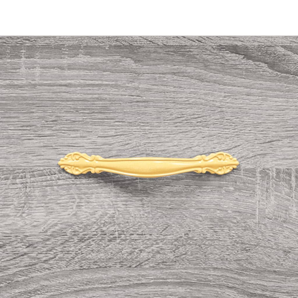 Salontafel 50x50x40 cm bewerkt hout grijs sonoma eiken is nu te koop bij PeponiXL, paradijselijk wonen!