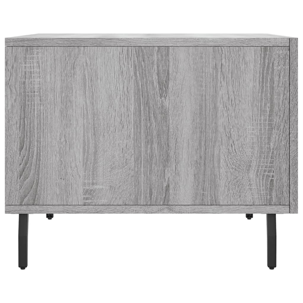 Salontafel 50x50x40 cm bewerkt hout grijs sonoma eiken is nu te koop bij PeponiXL, paradijselijk wonen!