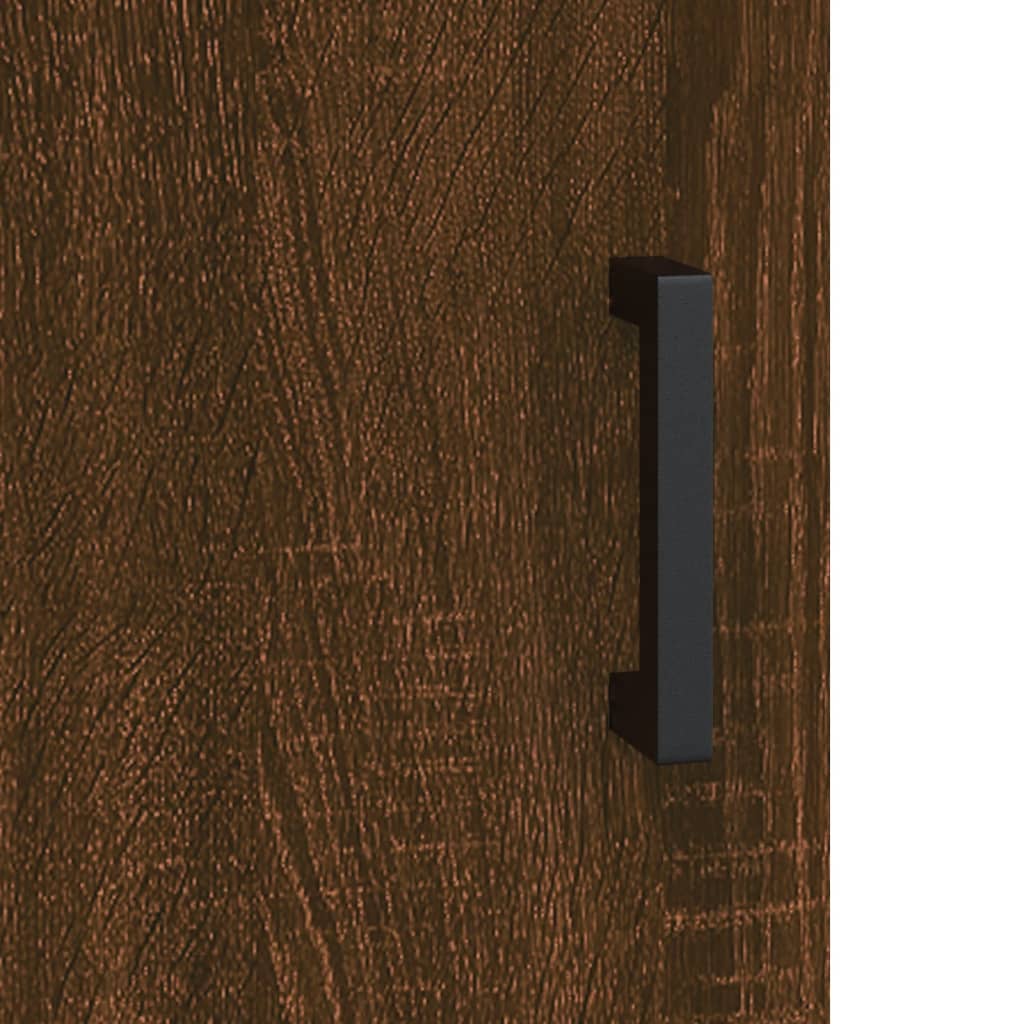 Salontafel 90x50x40 cm bewerkt hout bruin eikenkleur is nu te koop bij PeponiXL, paradijselijk wonen!