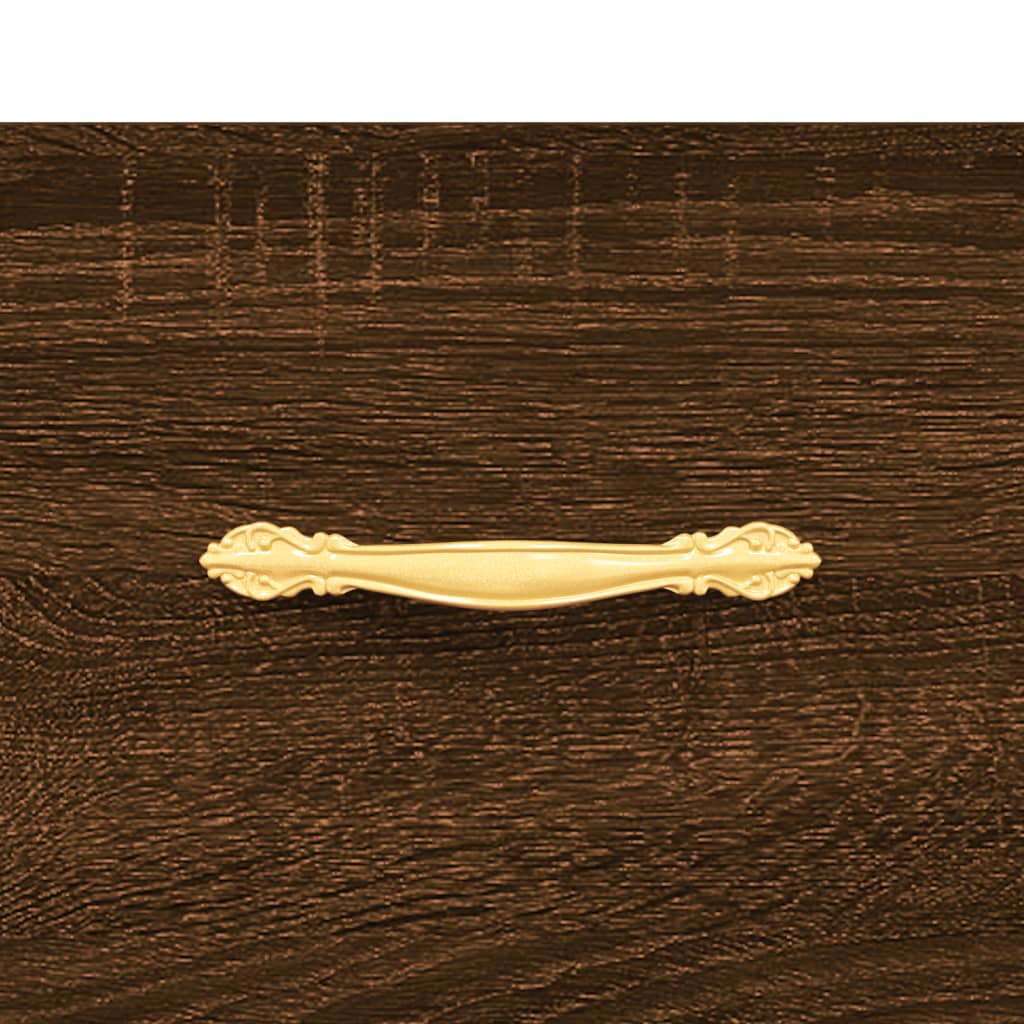 Schoenenkast 30x35x105 cm bewerkt hout bruin eikenkleur is nu te koop bij PeponiXL, paradijselijk wonen!