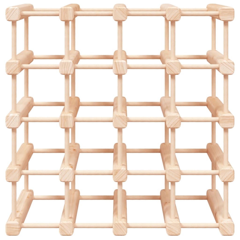 Wijnrek voor 20 flessen 46,5x23x46,5 cm massief grenenhout is nu te koop bij PeponiXL, paradijselijk wonen!