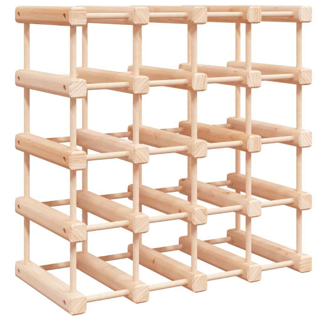 Wijnrek voor 20 flessen 46,5x23x46,5 cm massief grenenhout is nu te koop bij PeponiXL, paradijselijk wonen!