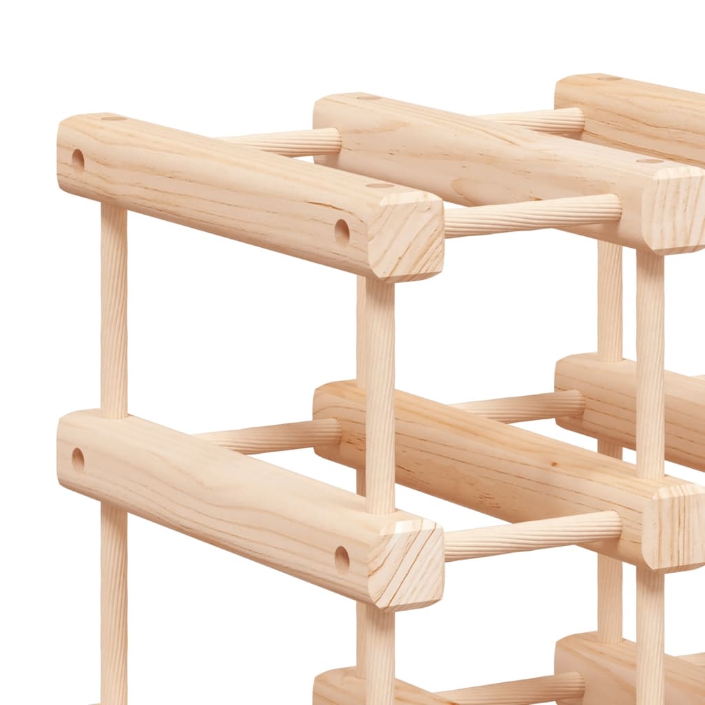 Wijnrek voor 20 flessen 46,5x23x46,5 cm massief grenenhout is nu te koop bij PeponiXL, paradijselijk wonen!