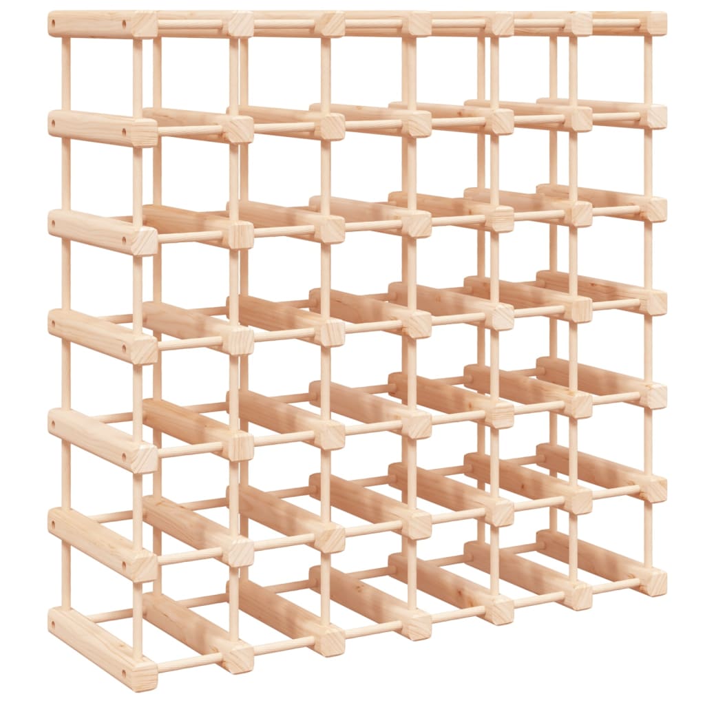 Wijnrek voor 42 flessen 68,5x23x68,5 cm massief grenenhout is nu te koop bij PeponiXL, paradijselijk wonen!