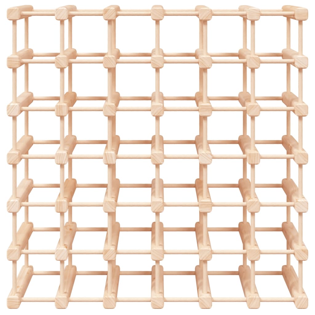 Wijnrek voor 42 flessen 68,5x23x68,5 cm massief grenenhout is nu te koop bij PeponiXL, paradijselijk wonen!