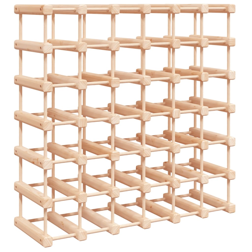 Wijnrek voor 42 flessen 68,5x23x68,5 cm massief grenenhout is nu te koop bij PeponiXL, paradijselijk wonen!