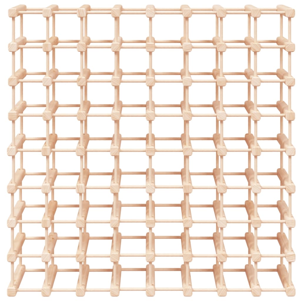 Wijnrek voor 72 flessen 90,5x23x90,5 cm massief grenenhout is nu te koop bij PeponiXL, paradijselijk wonen!