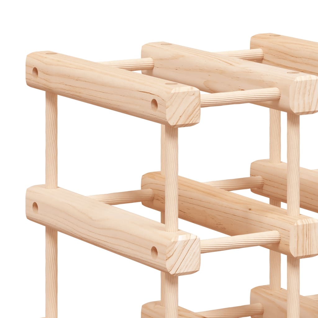 Wijnrek voor 72 flessen 90,5x23x90,5 cm massief grenenhout is nu te koop bij PeponiXL, paradijselijk wonen!