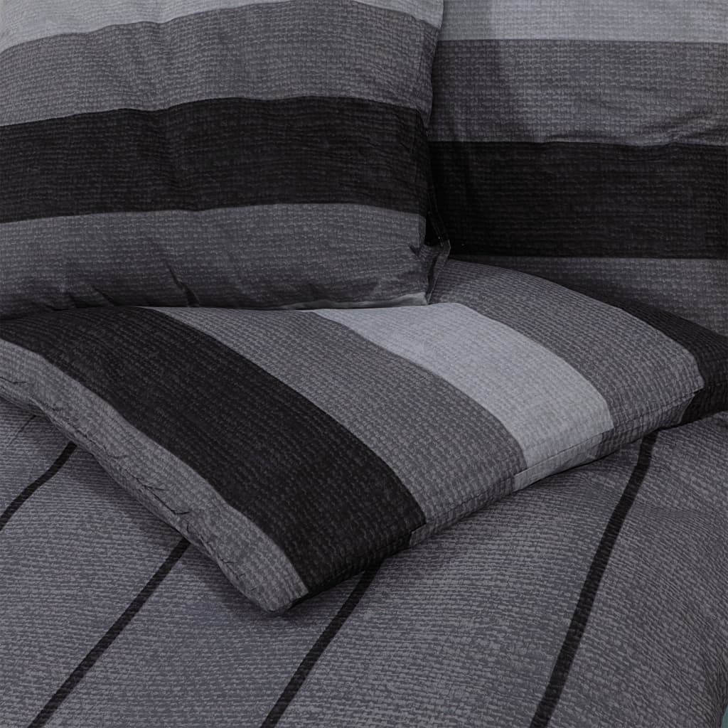 Dekbedovertrekset 260x240 cm katoen donkergrijs is nu te koop bij PeponiXL, paradijselijk wonen!
