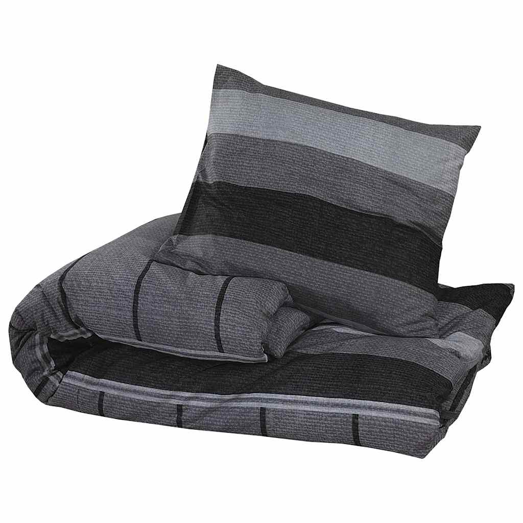 Dekbedovertrekset 260x220 cm katoen donkergrijs is nu te koop bij PeponiXL, paradijselijk wonen!
