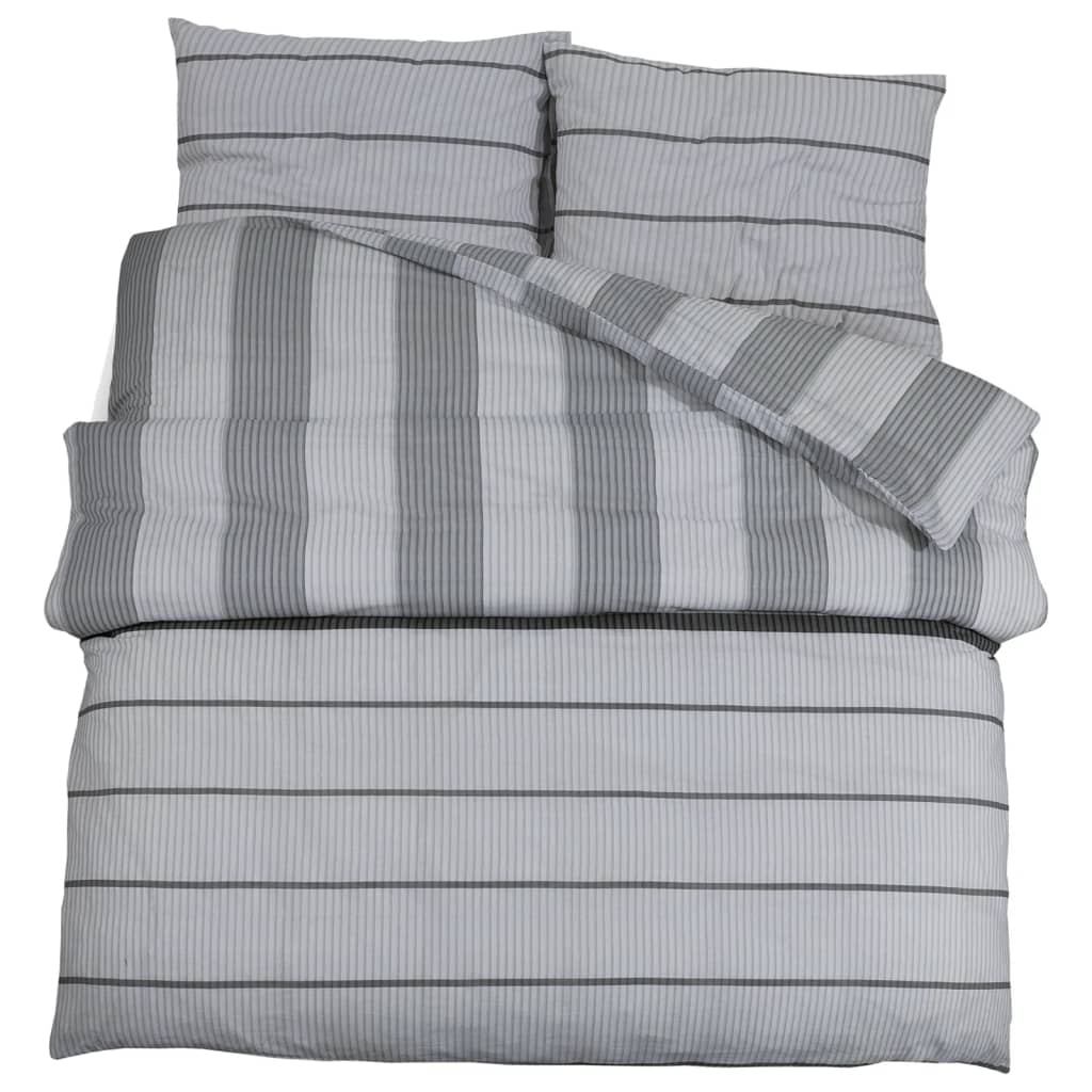Dekbedovertrekset 200x200 cm katoen grijs is nu te koop bij PeponiXL, paradijselijk wonen!